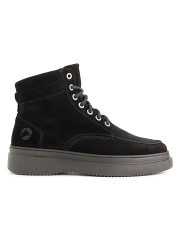 TRAVELIN' Leren boots "Edmonton" zwart