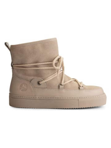 TRAVELIN' Leder-Winterboots "Norquay" in Beige