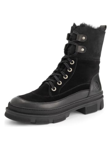 TRAVELIN' Leder-Winterstiefel "Tremblant" in Schwarz