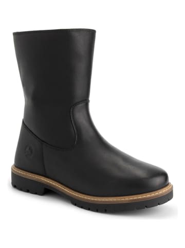 TRAVELIN' Leren boots "Bjornstad" zwart