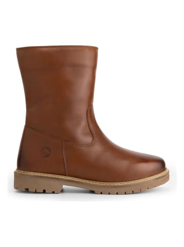 TRAVELIN' Leder-Boots "Bjornstad" in Hellbraun