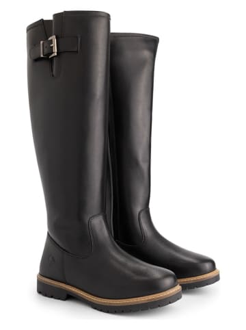 TRAVELIN' Leder-Stiefel "Dannemare" in Schwarz