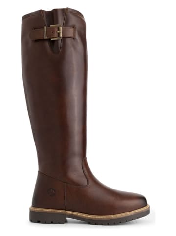 TRAVELIN' Leder-Stiefel "Dannemare" in Braun