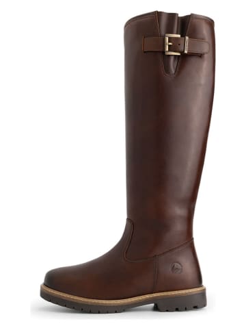 TRAVELIN' Leder-Stiefel "Dannemare" in Braun