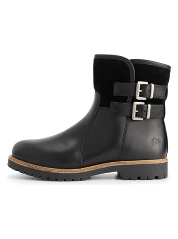 TRAVELIN' Leder-Boots in Schwarz