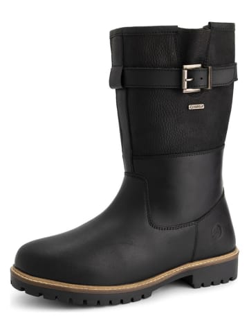 TRAVELIN' Leren boots "Fjaere" zwart