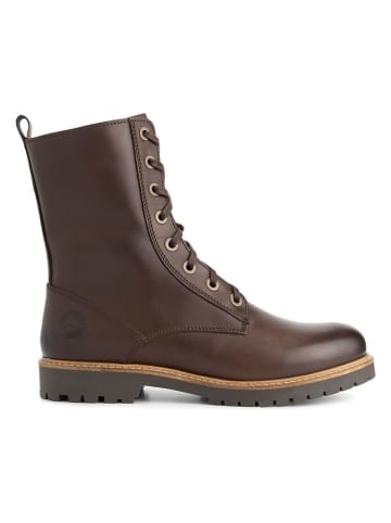 TRAVELIN' Leder-Boots "Forde" in Braun