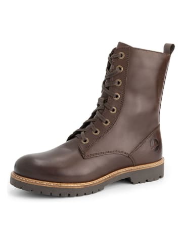 TRAVELIN' Leder-Boots "Forde" in Braun