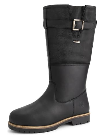 TRAVELIN' Leder-Stiefel "Grimdalen" in Schwarz