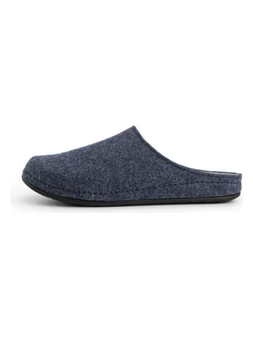 TRAVELIN' Pantoffels "Come Home" donkerblauw