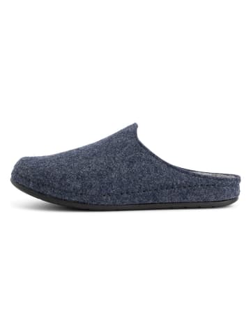 TRAVELIN' Pantoffels "Come Home" donkerblauw