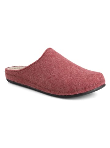 TRAVELIN' Pantoffels "Come Home" rood