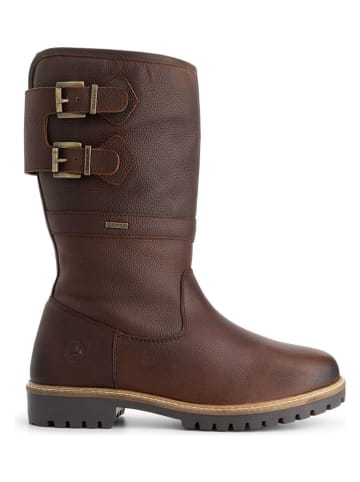 TRAVELIN' Leder-Boots "Klondike" in Braun