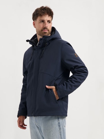 TRAVELIN' Softshelljas donkerblauw