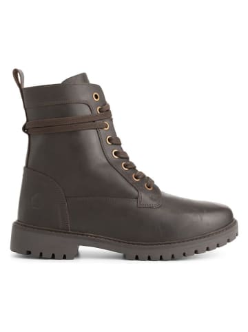 TRAVELIN' Leren boots "Logstrup" bruin