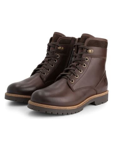 TRAVELIN' Leren boots bruin