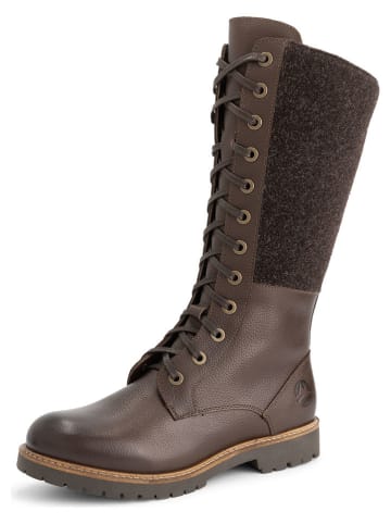 TRAVELIN' Leren laarzen "Struve" bruin