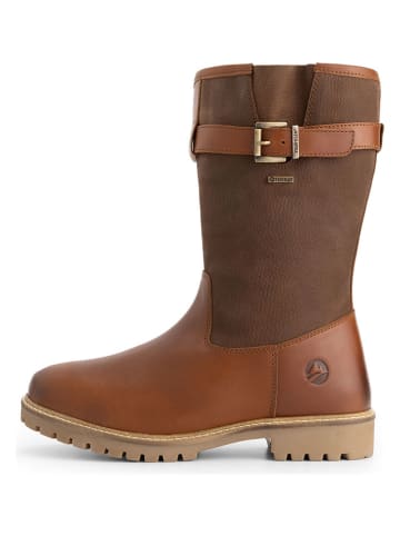 TRAVELIN' Leren boots "Troms" lichtbruin