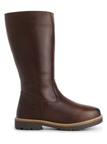 TRAVELIN' Leder-Stiefel "Vinstra" in Braun