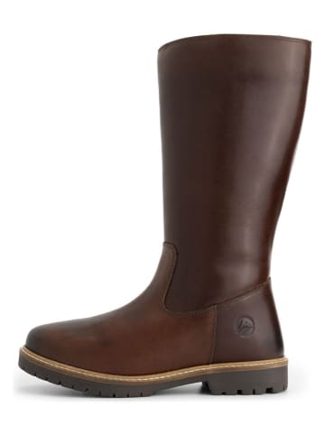 TRAVELIN' Leder-Stiefel "Vinstra" in Braun