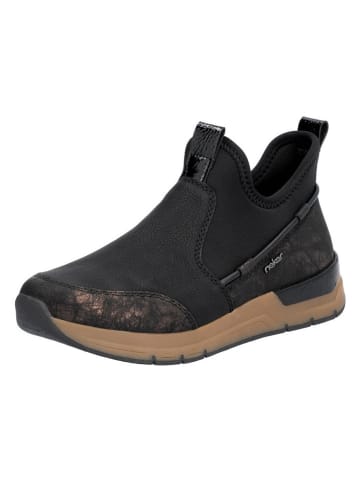 rieker Slippersy w kolorze czarnym