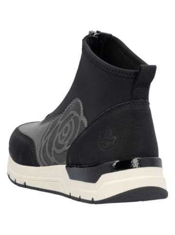rieker Slipper in Grau/ Schwarz