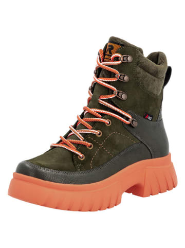 rieker Boots kaki/zwart