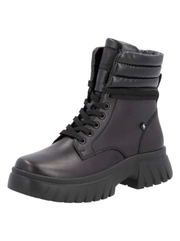 rieker Leren boots zwart