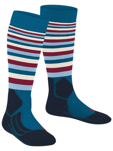 Falke Funktionssocken "Intermediate Stripes" in Blau