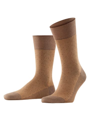 Falke Sokken "Sens. Herringbone" lichtbruin