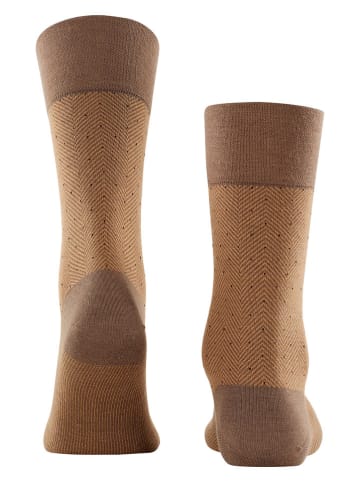 Falke Sokken "Sens. Herringbone" lichtbruin