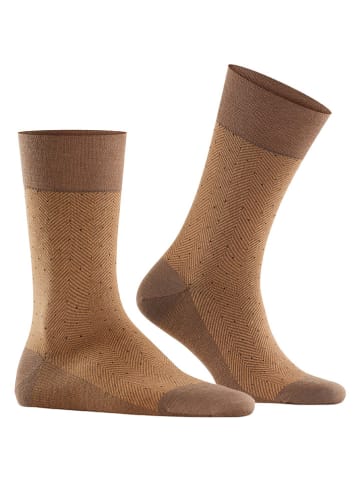 Falke Sokken "Sens. Herringbone" lichtbruin