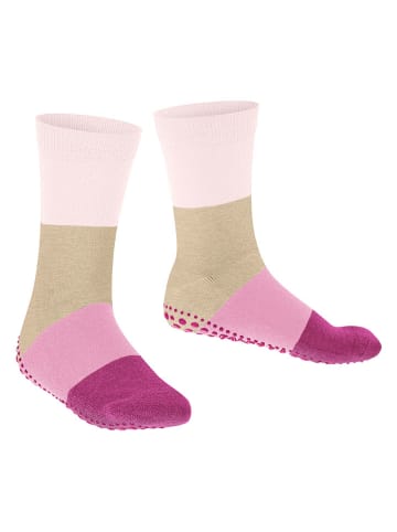 Falke Socken "Summer" in Rosa/ Khaki