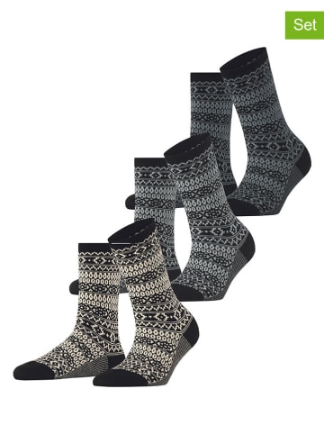 ESPRIT 3er-Set: Socken ''Sami'' in Bunt