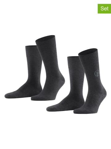 ESPRIT 2er-Set: Socken "Forest" in Schwarz