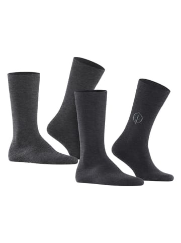 ESPRIT 2er-Set: Socken "Forest" in Schwarz