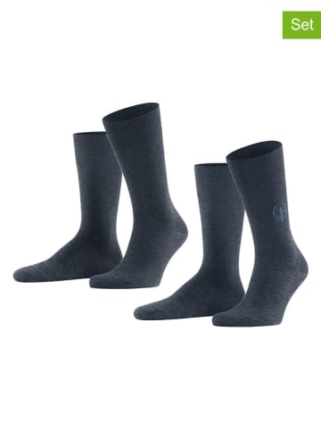 ESPRIT 2er-Set: Socken "Forest" in Dunkelblau
