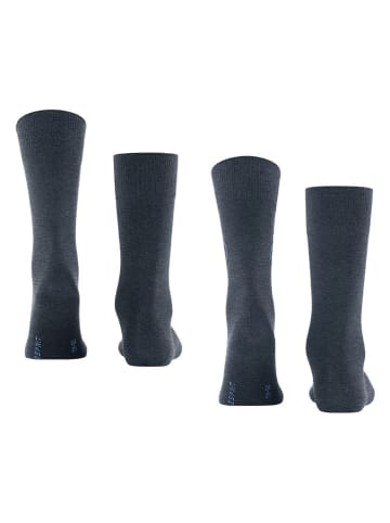 ESPRIT 2-delige set: sokken "Forest" donkerblauw