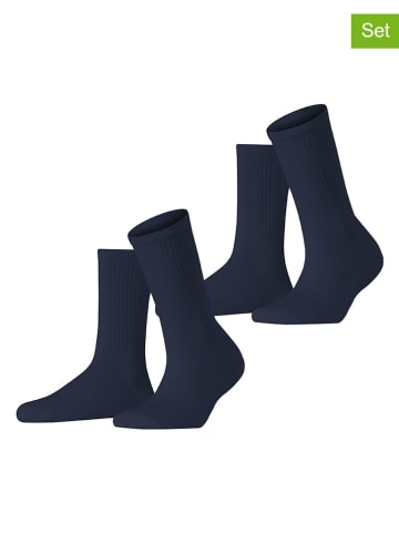 ESPRIT 2er-Set: Socken "Basic Tennis" in Dunkelblau