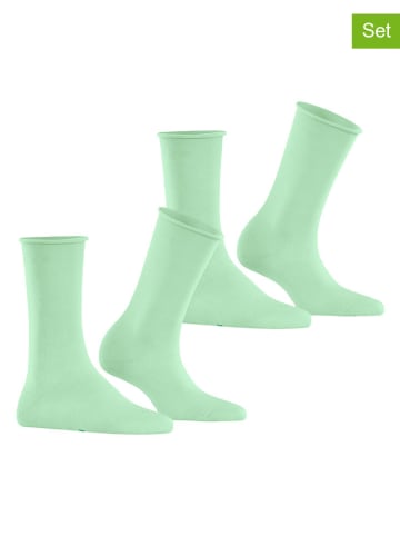ESPRIT 2-delige set: sokken ''Basic'' mintgroen