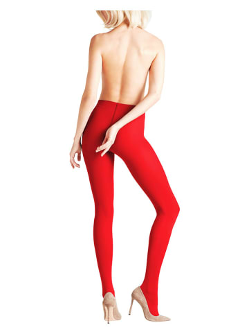 Falke Maillot "Pure Matt" rood - DEN 50