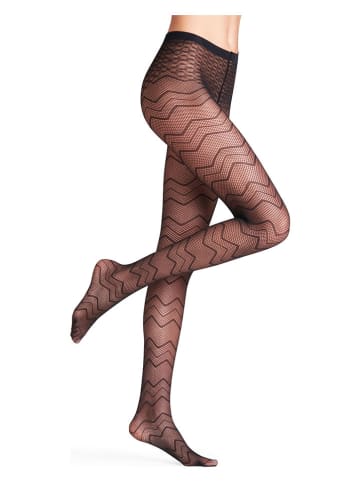 Falke Rajstopy "Body Wave" w kolorze czarnym - DEN 20