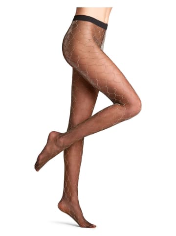 Falke Rajstopy "Fascination" w kolorze czarnym - DEN 20