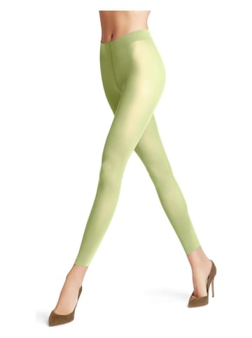 Falke Legging "Pure Matt" groen - DEN 50