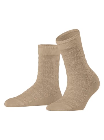Falke Socken "Granny Square" in Beige
