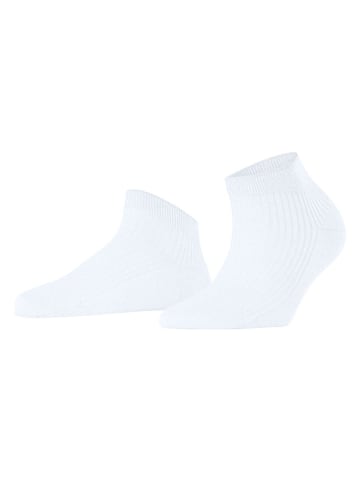 Falke Socken "Shiny Rib" in Weiß