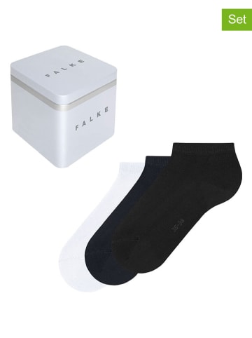 Falke 3-delige set: sokken "Happy Box" zwart/wit
