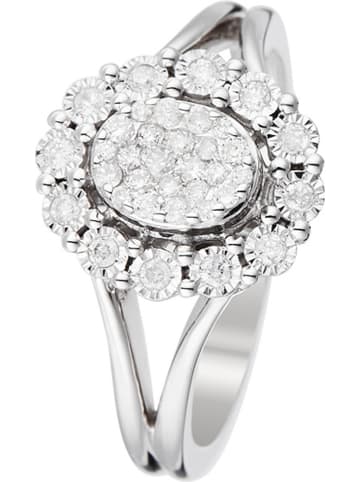 CARATELLI Weißgold-Ring "Mon Seul Amour" mit Diamanten