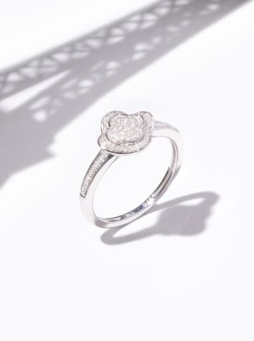 CARATELLI Weißgold-Ring "Phaenna" mit Diamanten