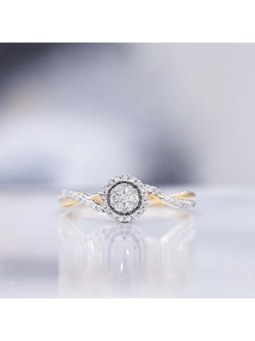 CARATELLI Gold-Ring "Mon Idéal" mit Diamanten